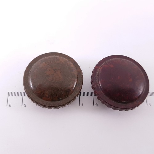 Boutons marron rotatif - 2,